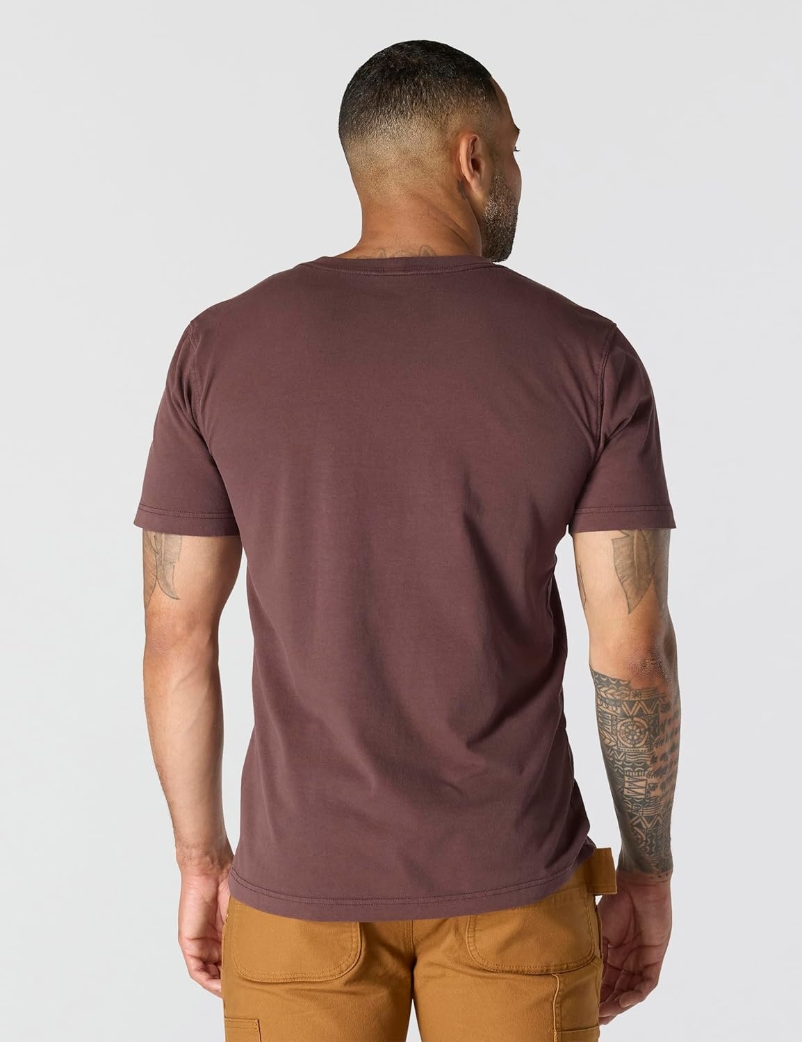 image:imageCarhartt Mens Irvine Relaxed Garment Dyed TShirtDark Sepia