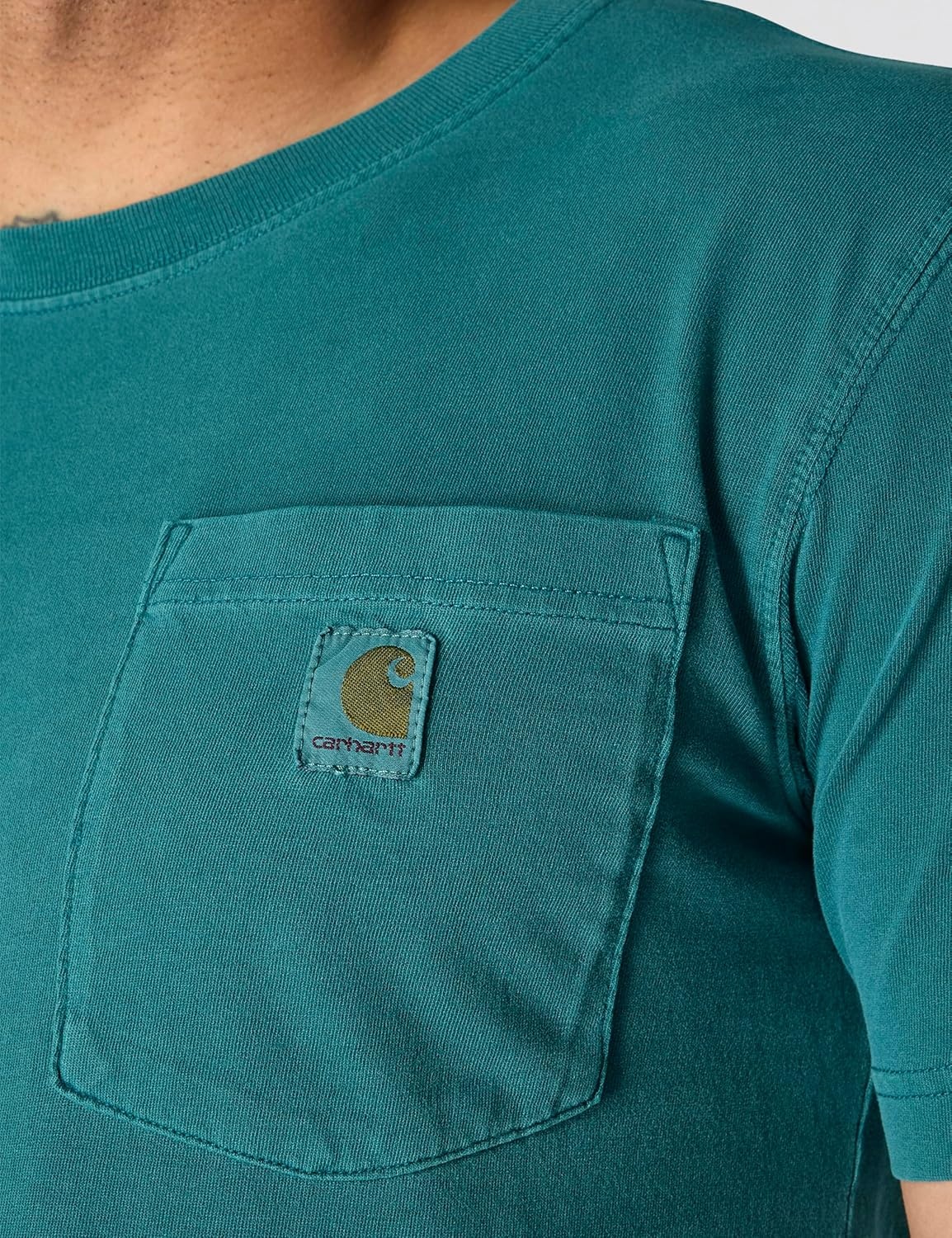 image:imageCarhartt Mens Irvine Relaxed Garment Dyed TShirtGreenstone