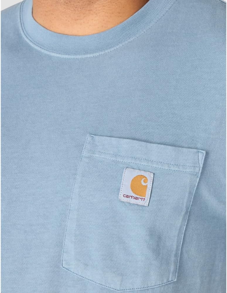 image:imageCarhartt Mens Irvine Relaxed Garment Dyed TShirtRolling Thunder