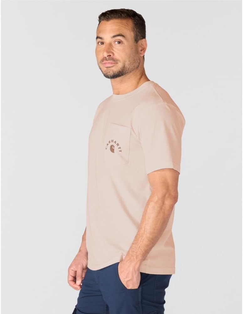 image:imageCarhartt Mens Irvine Relaxed Work TShirtCoral Reef