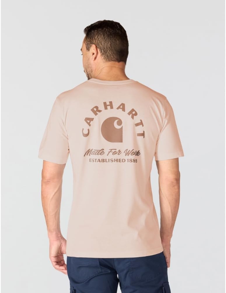 image:imageCarhartt Mens Irvine Relaxed Work TShirtCoral Reef