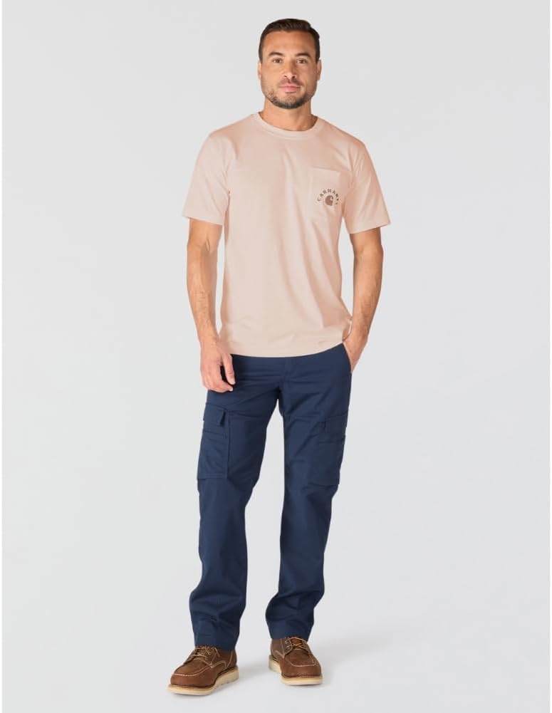 image:imageCarhartt Mens Irvine Relaxed Work TShirtCoral Reef