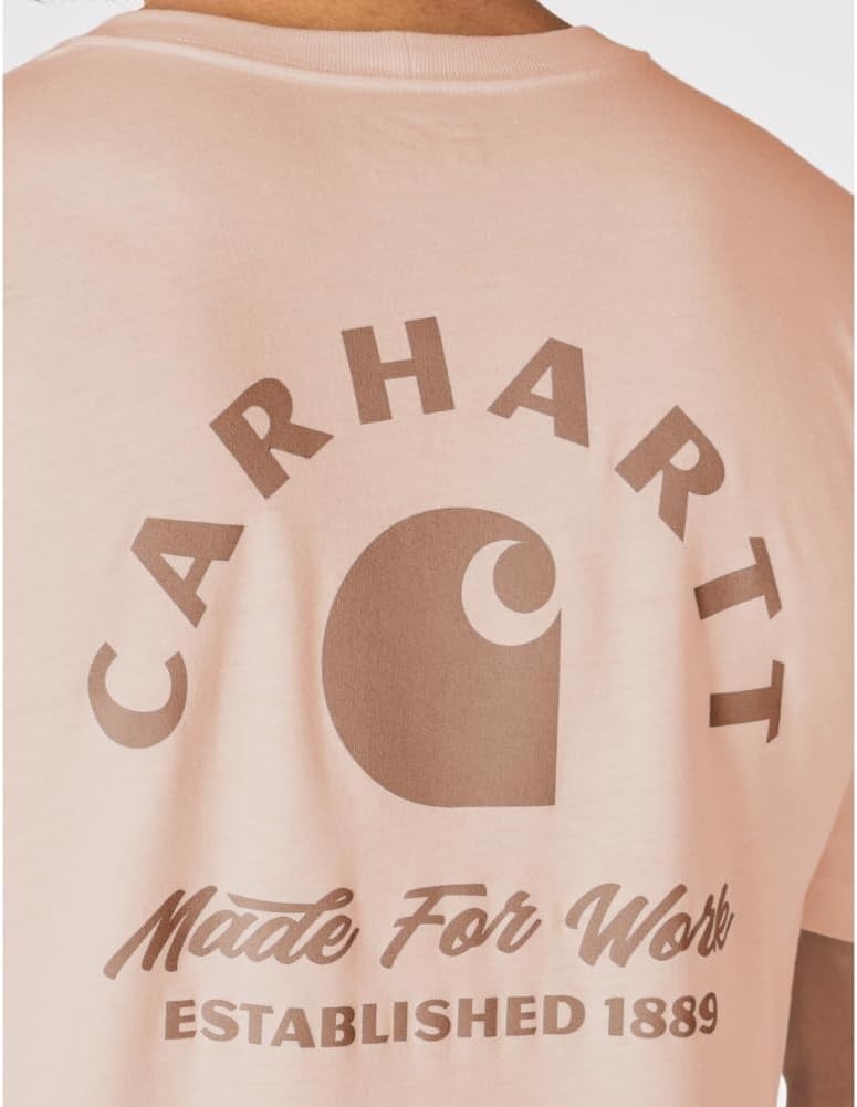 image:imageCarhartt Mens Irvine Relaxed Work TShirtCoral Reef