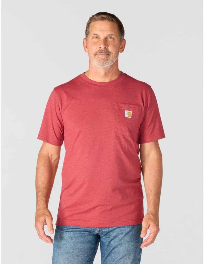 image:imageCarhartt Mens Irvine Relaxed Wrench TShirtAmber Terrain Heather