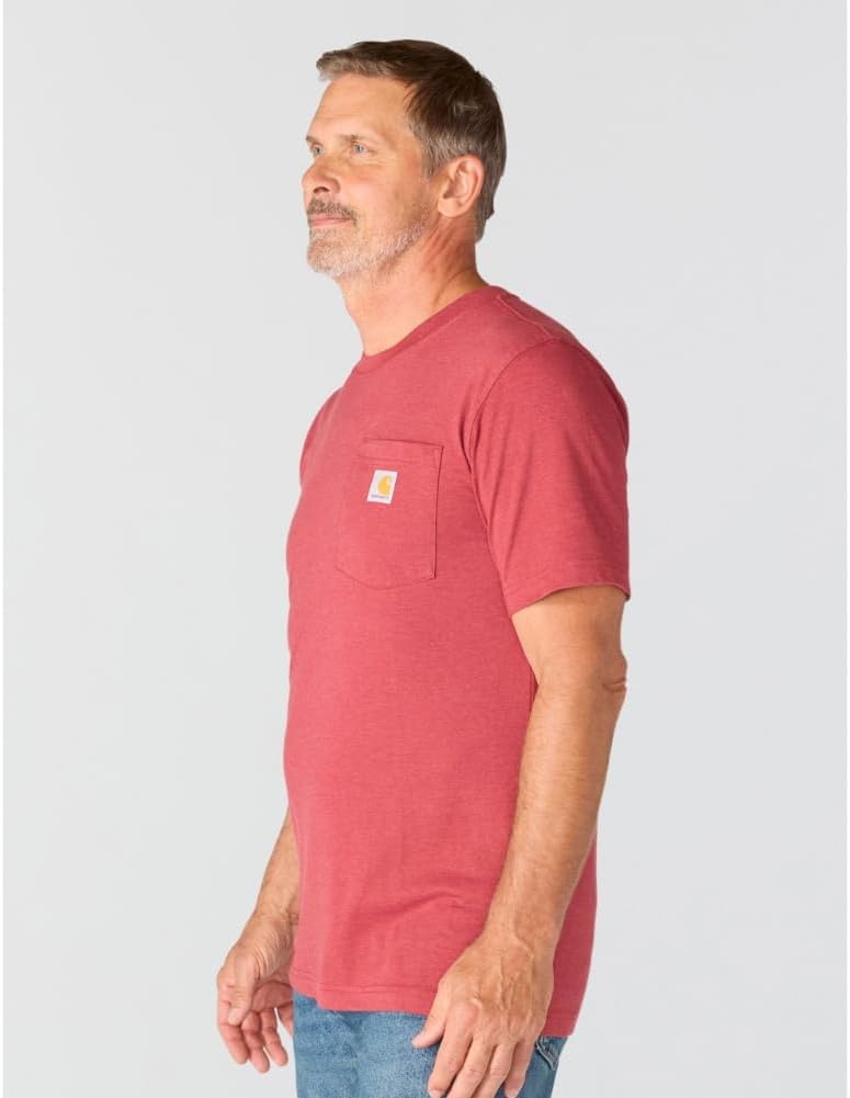 image:imageCarhartt Mens Irvine Relaxed Wrench TShirtAmber Terrain Heather