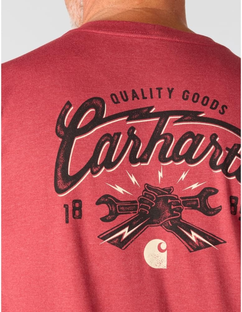 image:imageCarhartt Mens Irvine Relaxed Wrench TShirtAmber Terrain Heather