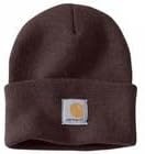 image:imageCarhartt Mens Knit Cuffed Beanie CloseoutDark Brown