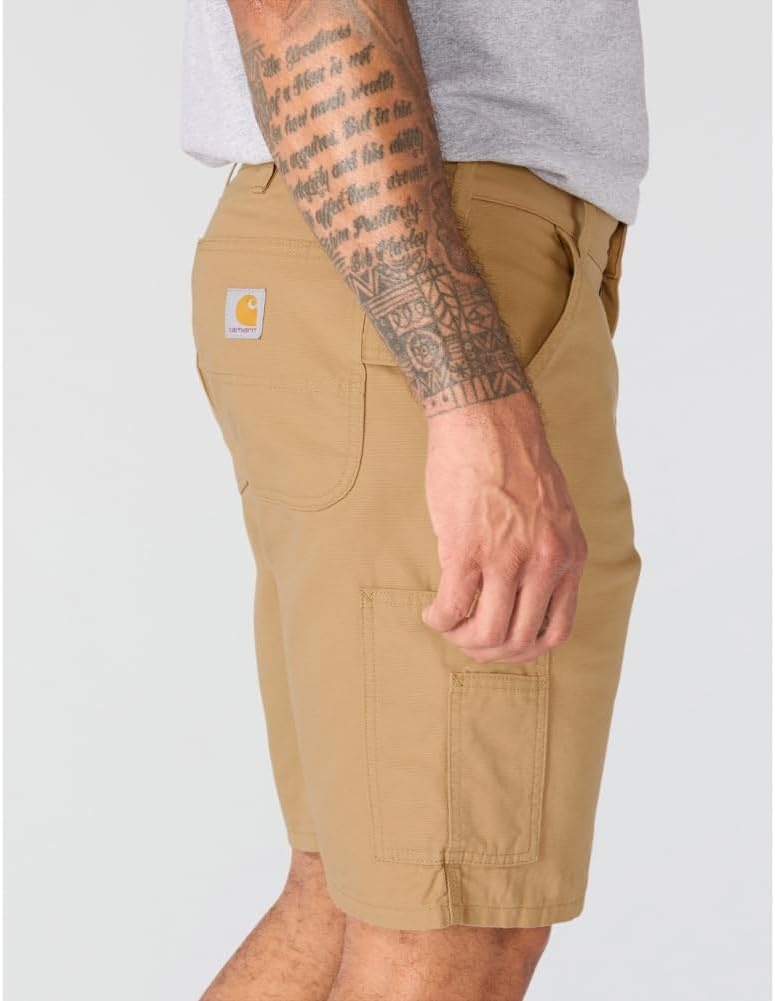 image:imageCarhartt Mens Loose 9 Stateline ShortDark Khaki