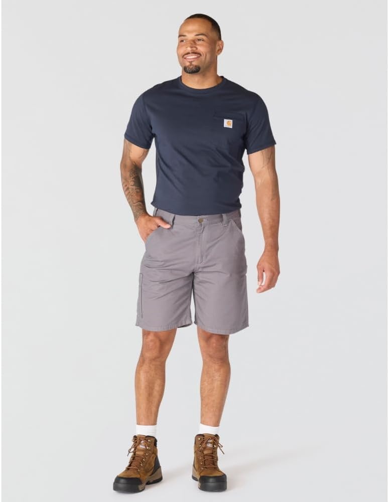 image:imageCarhartt Mens Loose 9 Stateline ShortSteel