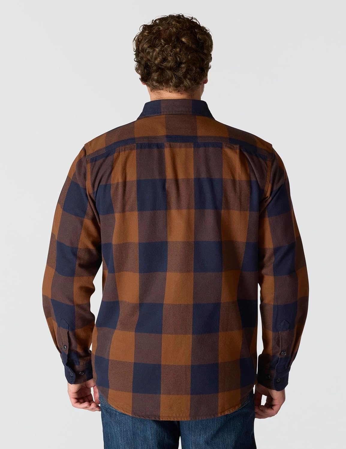image:imageCarhartt Mens Loose Fit Heavyweight Flannel LongSleeve Plaid ShirtRed Duck