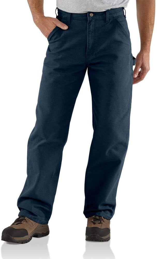 image:imageCarhartt Mens Loose Fit Washed Duck Utility Work PantMidnight