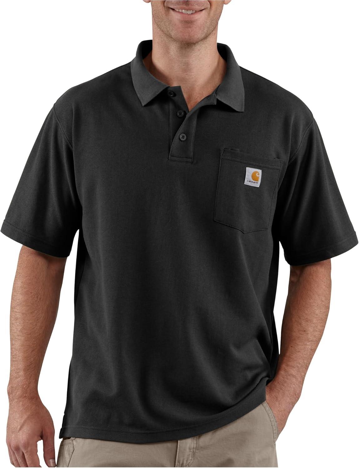 image:imageCarhartt Mens Loose PoloBlack