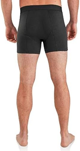image:imageCarhartt Mens MBB124 5 Inch Basic Boxer Brief 2PackBlack