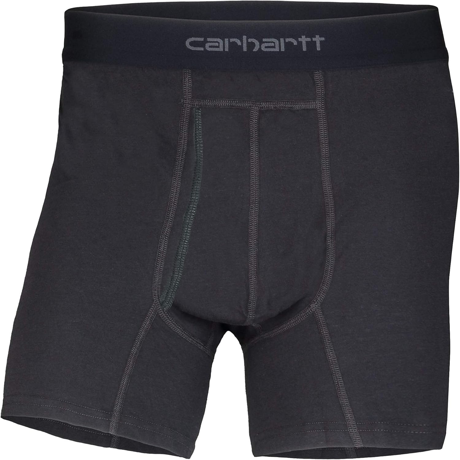 image:imageCarhartt Mens MBB124 5 Inch Basic Boxer Brief 2PackBlack