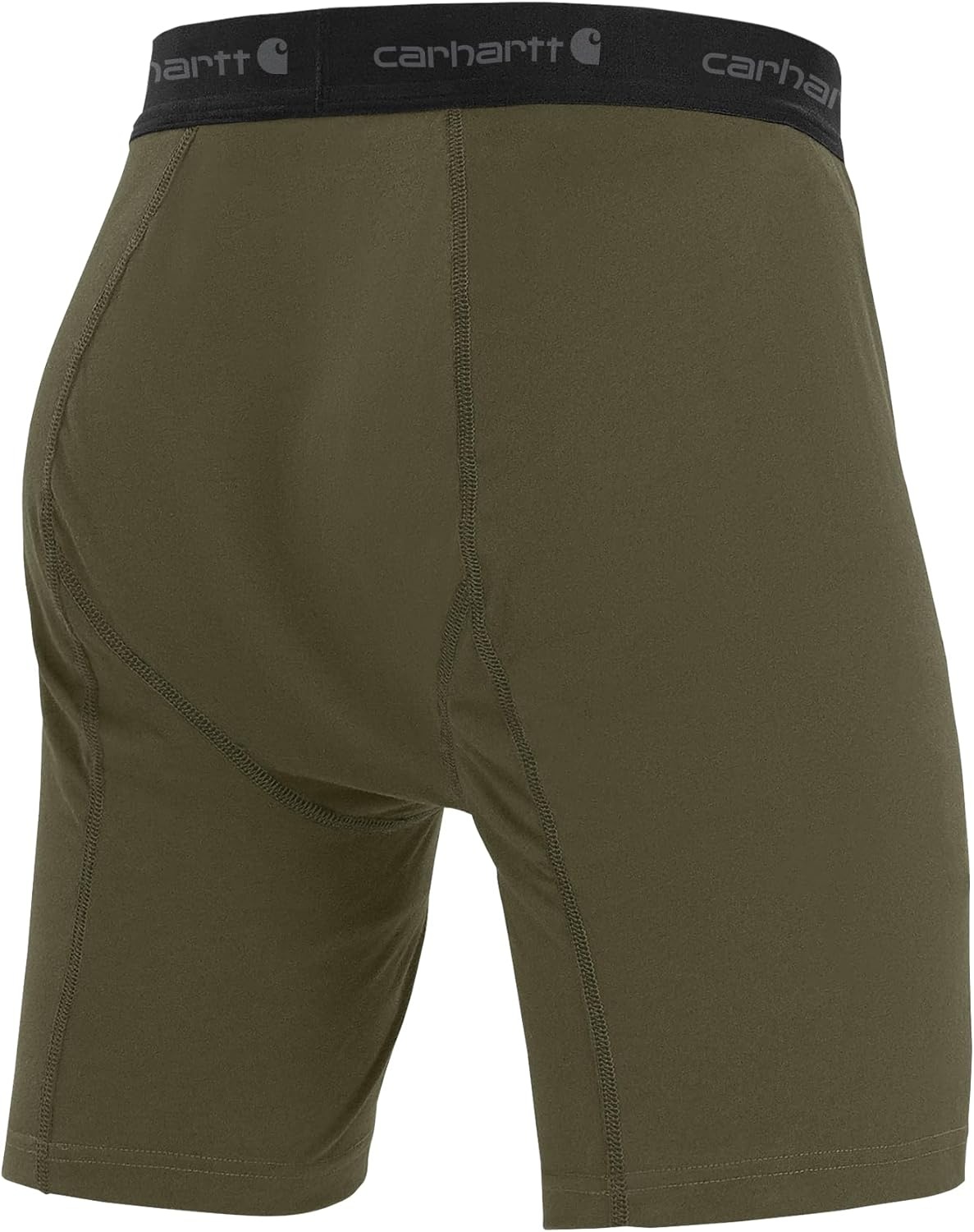 image:imageCarhartt Mens MBB124 5 Inch Basic Boxer Brief 2PackBurnt