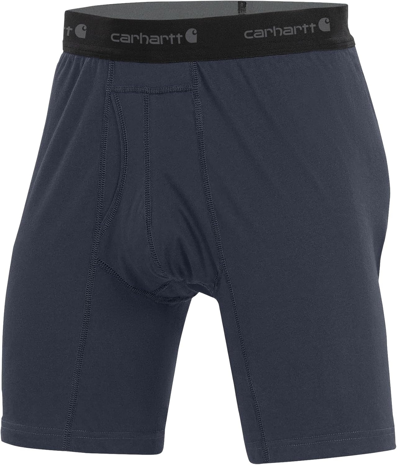 image:imageCarhartt Mens MBB124 5 Inch Basic Boxer Brief 2PackNavy