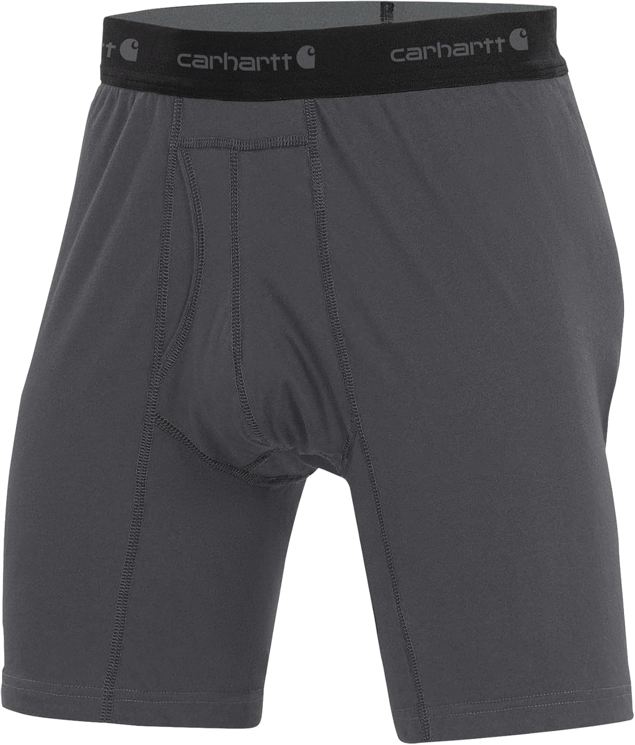 image:imageCarhartt Mens MBB124 5 Inch Basic Boxer Brief 2PackShadow