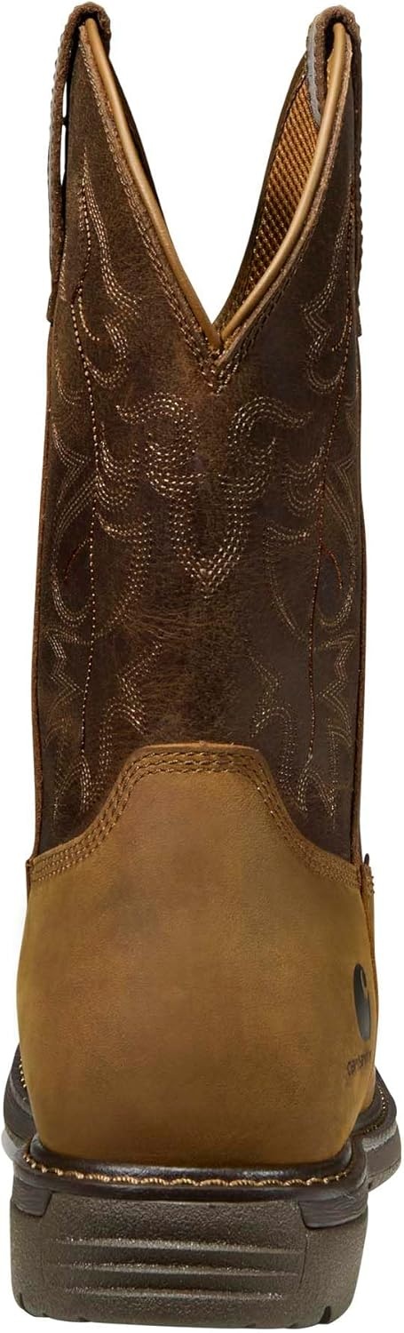 image:imageCarhartt Mens Montana 11 Waterproof Square Toe Wellington Work BootLight Brown
