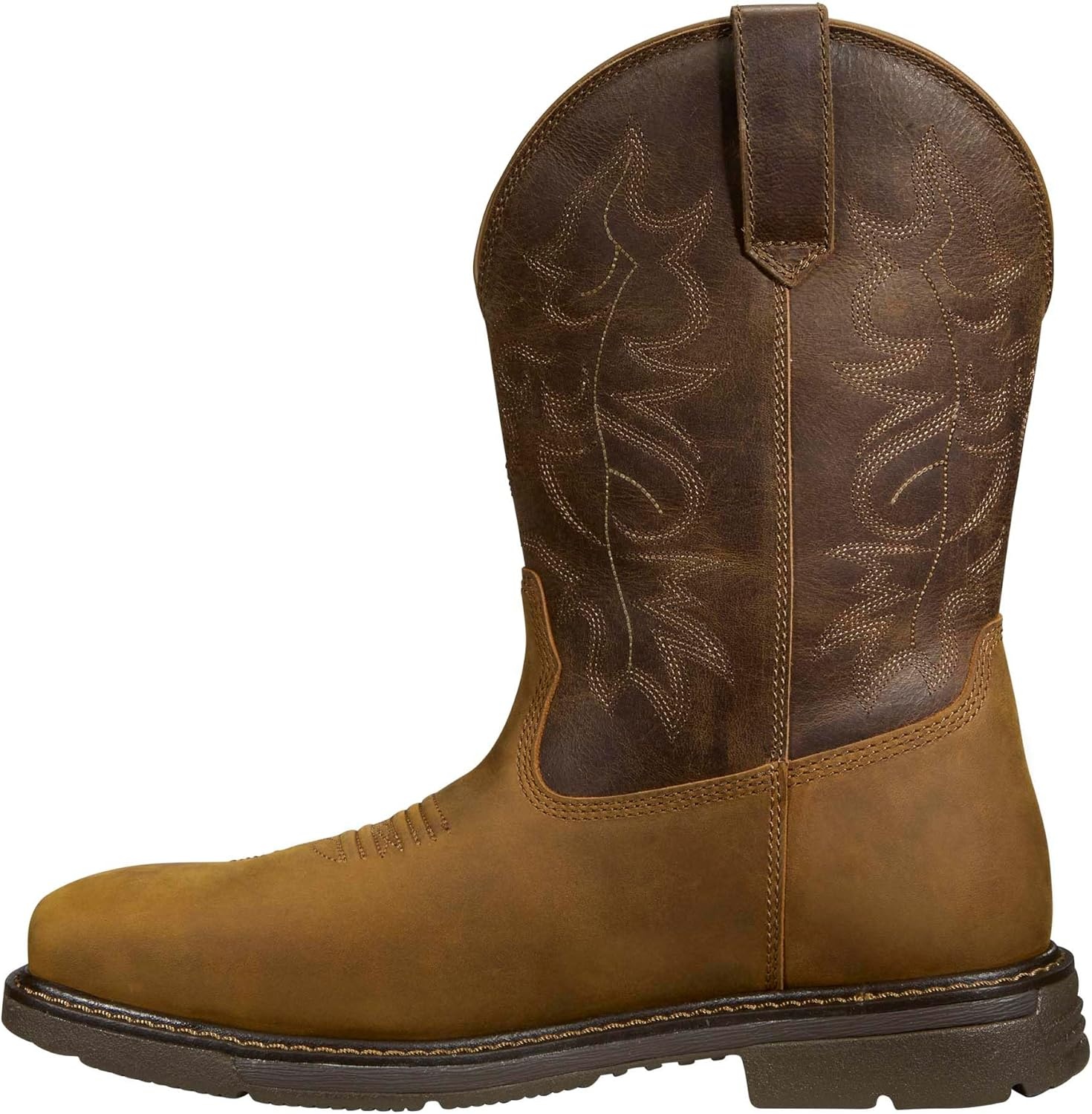 image:imageCarhartt Mens Montana 11 Waterproof Square Toe Wellington Work BootLight Brown
