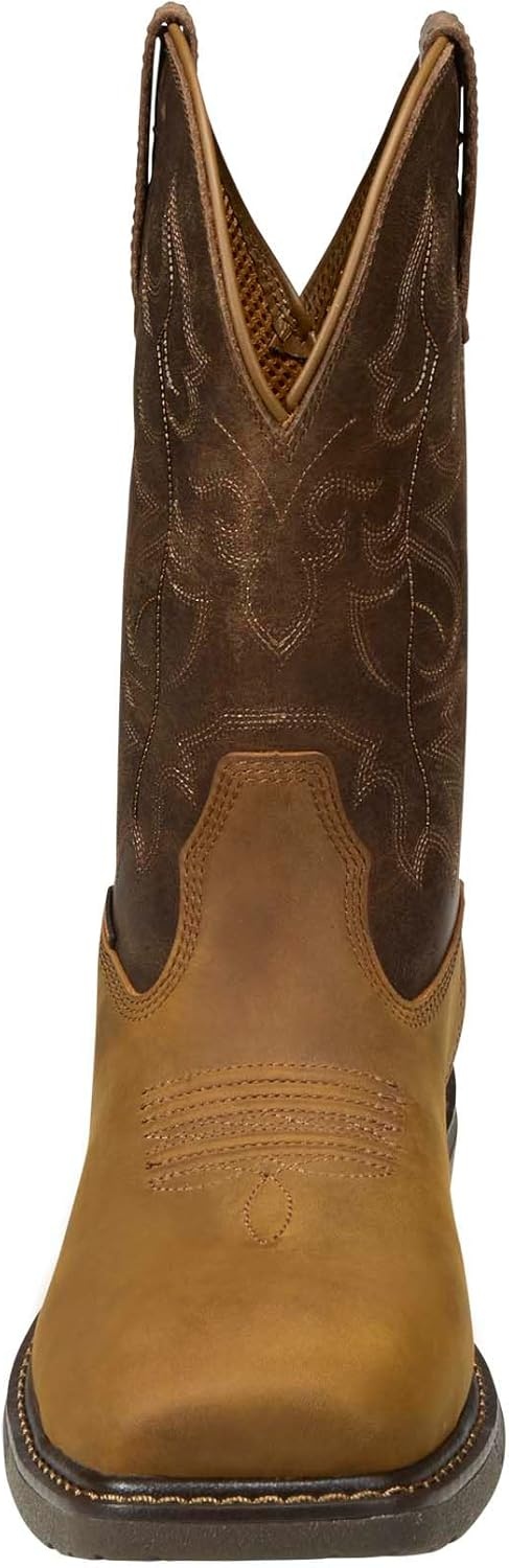 image:imageCarhartt Mens Montana 11 Waterproof Square Toe Wellington Work BootLight Brown
