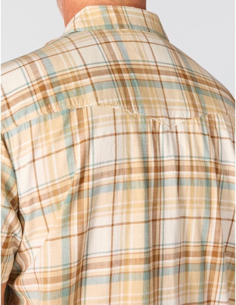 image:imageCarhartt Mens Montana Bozeman Relaxed Ss Plaid ShirtEggshell