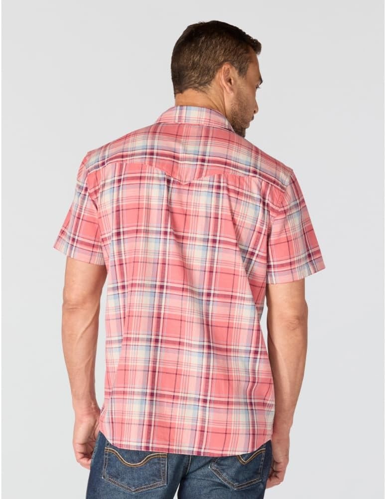 image:imageCarhartt Mens Montana Bozeman Relaxed Ss Plaid ShirtLight Amber