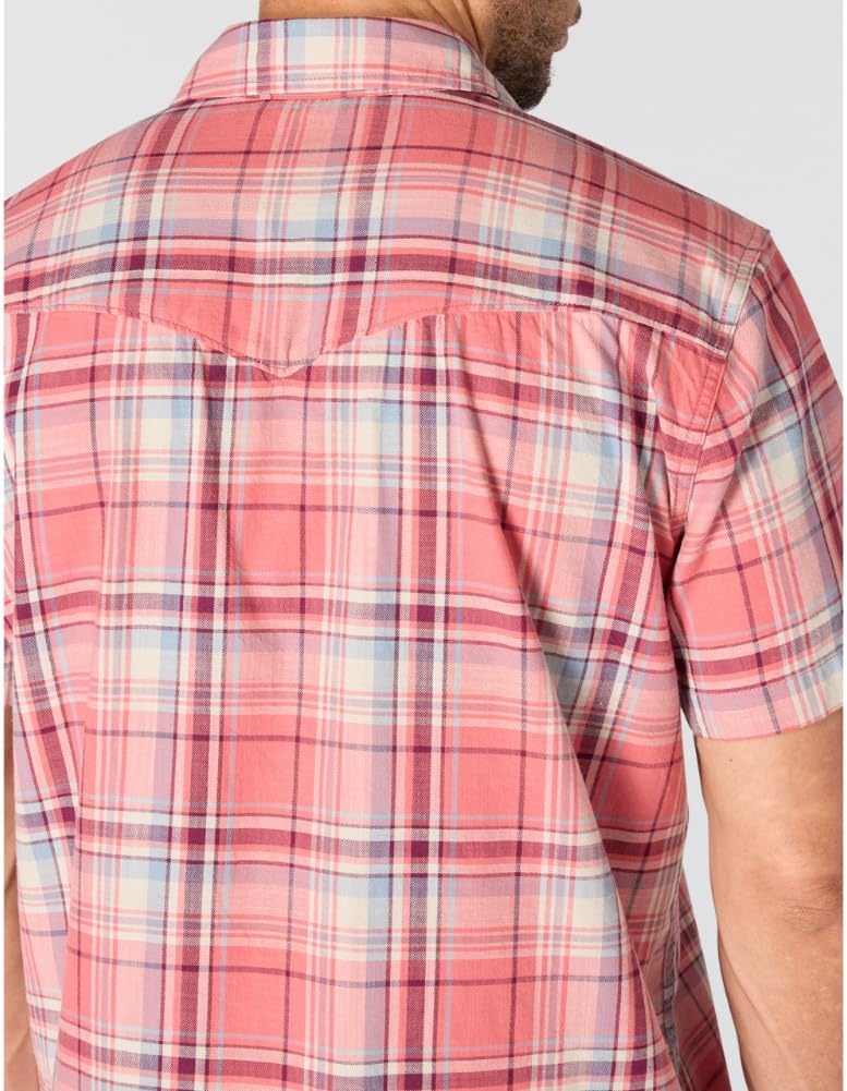 image:imageCarhartt Mens Montana Bozeman Relaxed Ss Plaid ShirtLight Amber