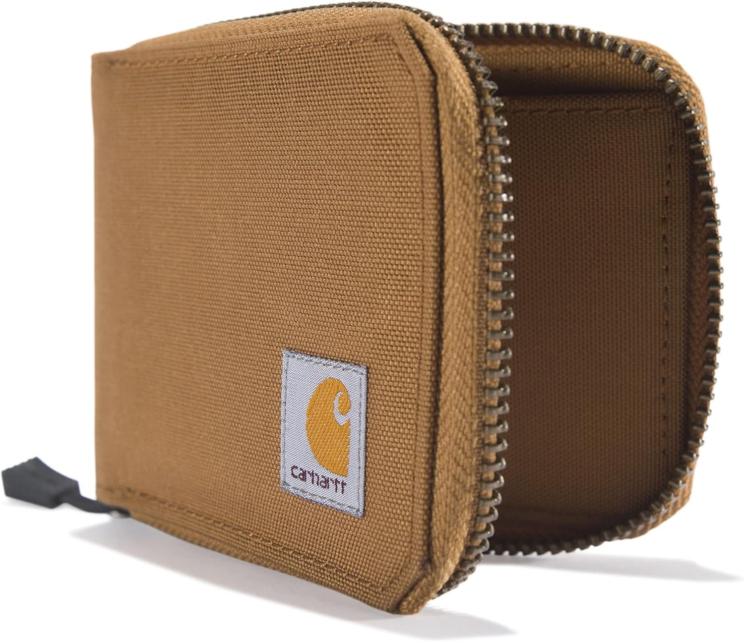 image:imageCarhartt Mens Nylon Duck Zipper Wallet BlackCarhartt Brown