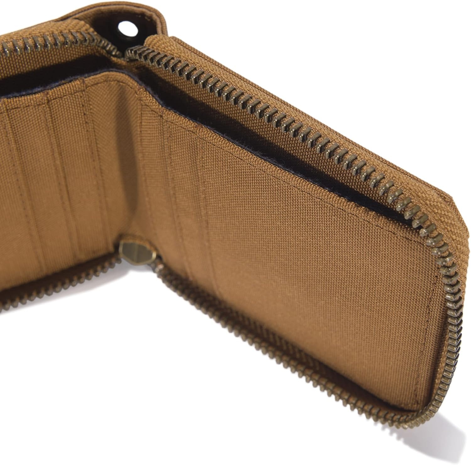 image:imageCarhartt Mens Nylon Duck Zipper Wallet BlackCarhartt Brown