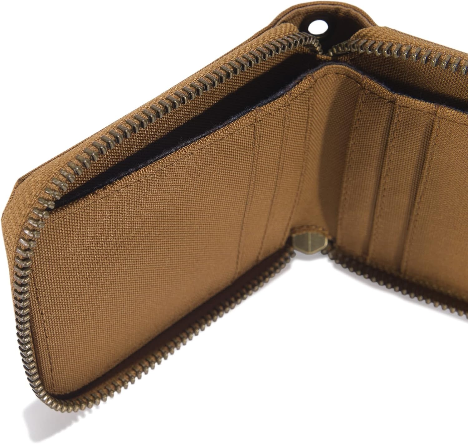 image:imageCarhartt Mens Nylon Duck Zipper Wallet BlackCarhartt Brown