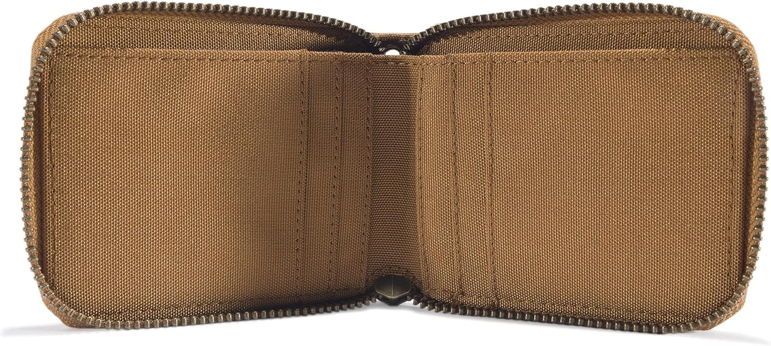 image:imageCarhartt Mens Nylon Duck Zipper Wallet BlackCarhartt Brown