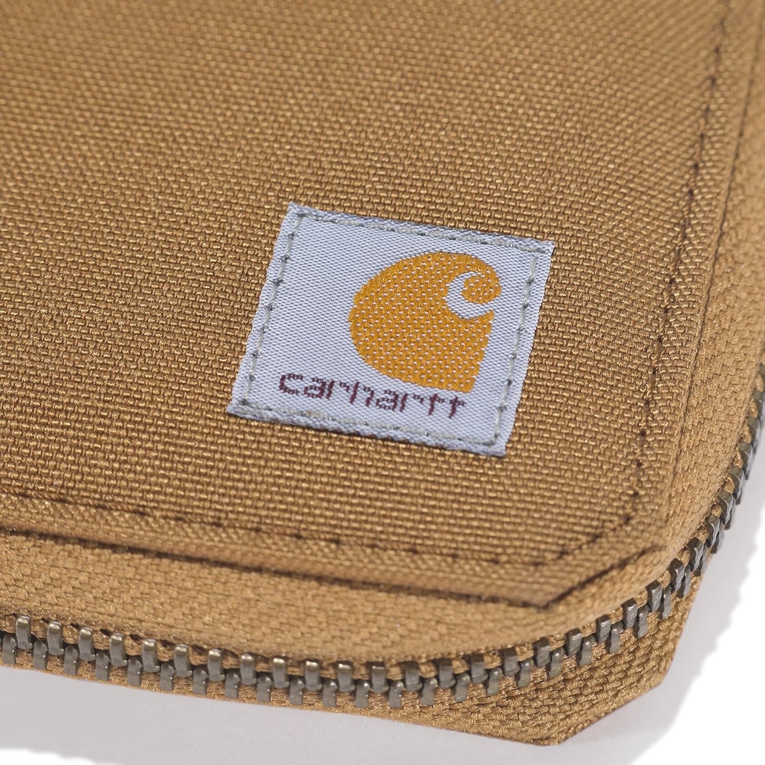 image:imageCarhartt Mens Nylon Duck Zipper Wallet BlackCarhartt Brown