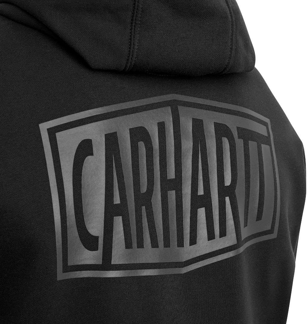 image:imageCarhartt Mens Rain Defender Loose Fit Midweight Logo Graphic SweatshirtBlack