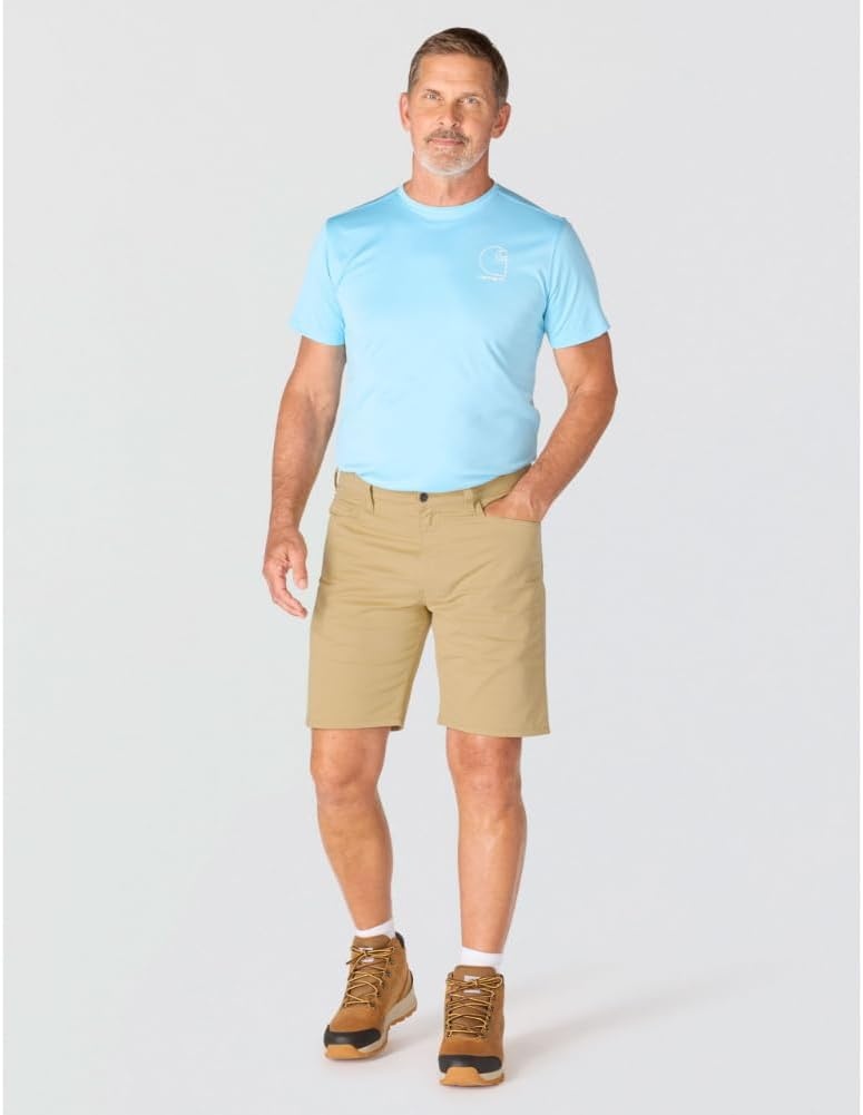 image:imageCarhartt Mens Relaxed 9 Force Huron ShortSandstone