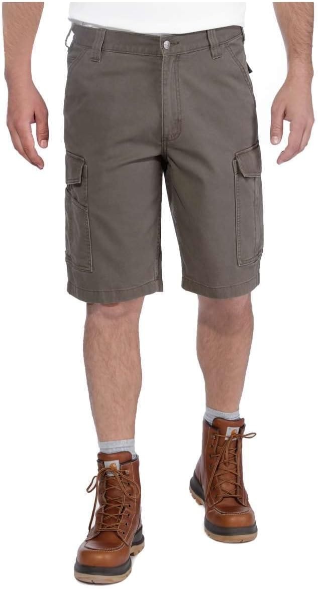 image:imageCarhartt Mens Relaxed Rigby Cargo ShortDark Khaki Closeout