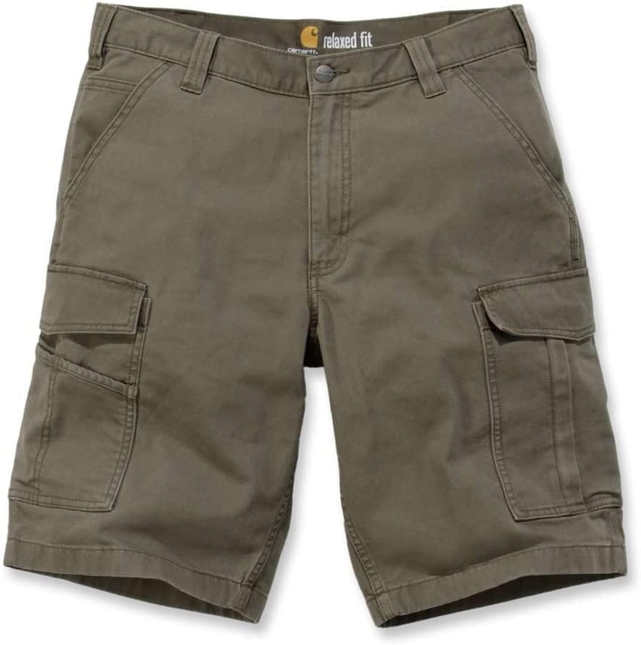 image:imageCarhartt Mens Relaxed Rigby Cargo ShortDark Khaki Closeout