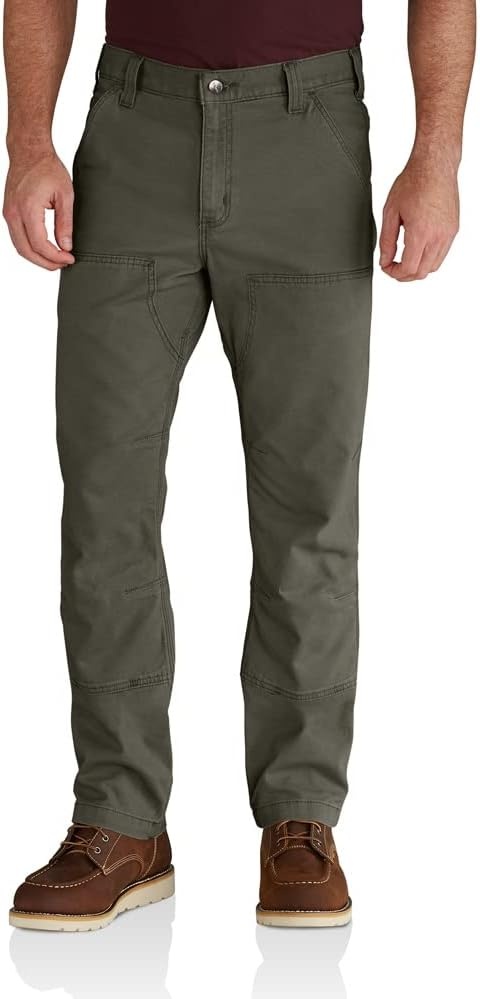 image:imageCarhartt Mens Relaxed Straight Rigby Doublefront DungareeMoss