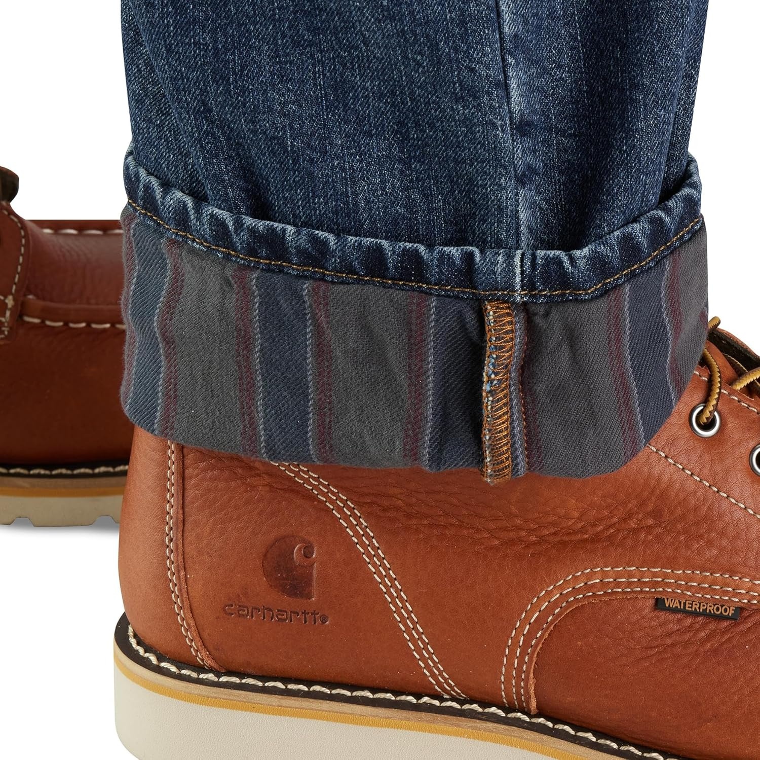 image:imageCarhartt Mens Relaxed Straight Rugged Flex Lined JeanCanal