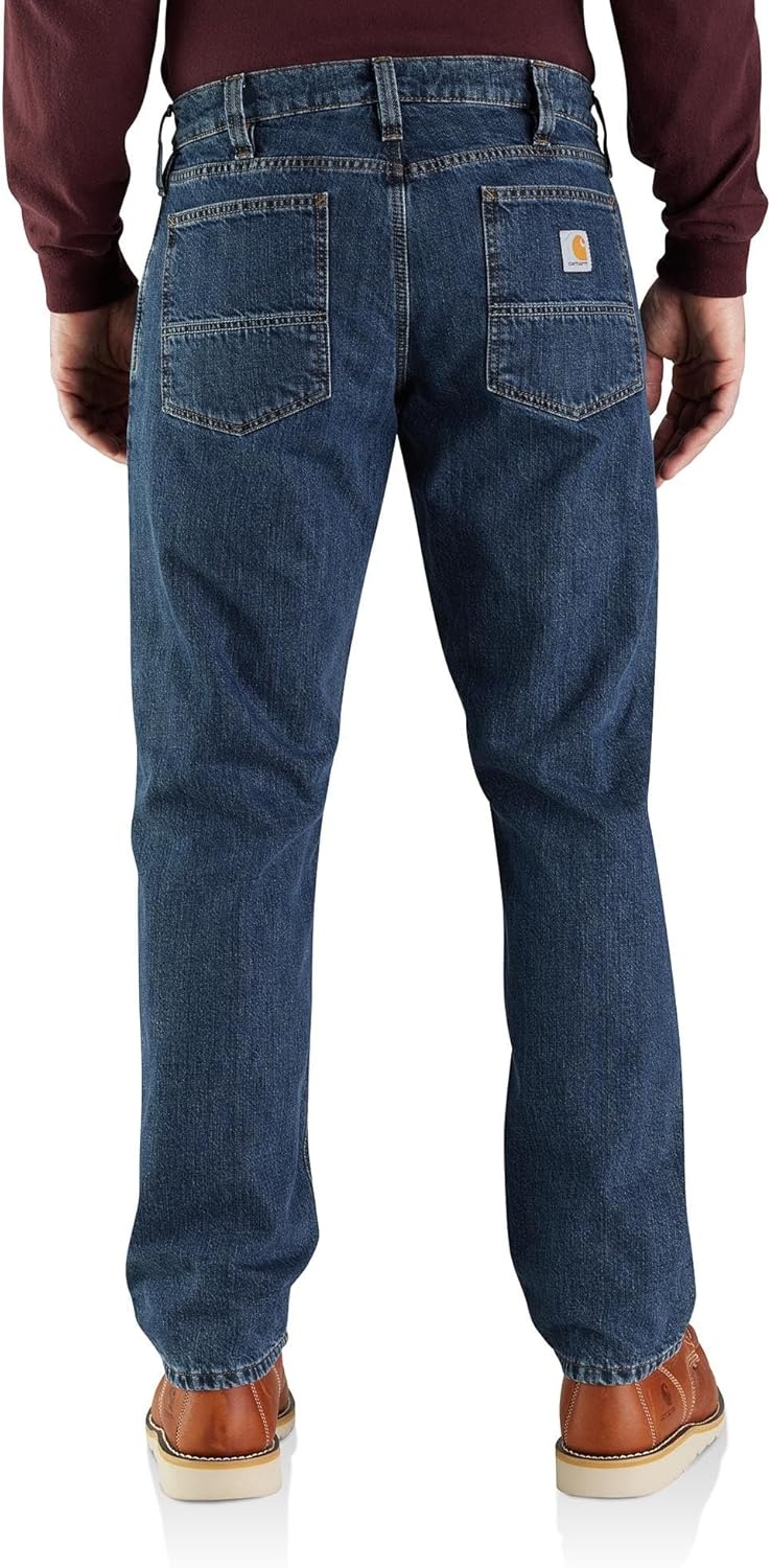image:imageCarhartt Mens Relaxed Straight Rugged Flex Lined JeanCanal