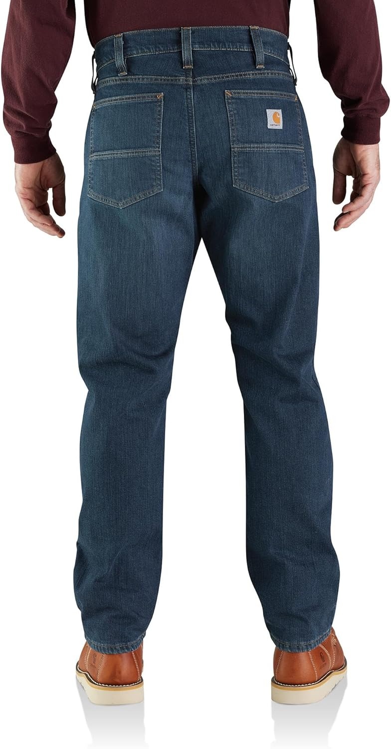 image:imageCarhartt Mens Relaxed Straight Rugged Flex Lined JeanRapids