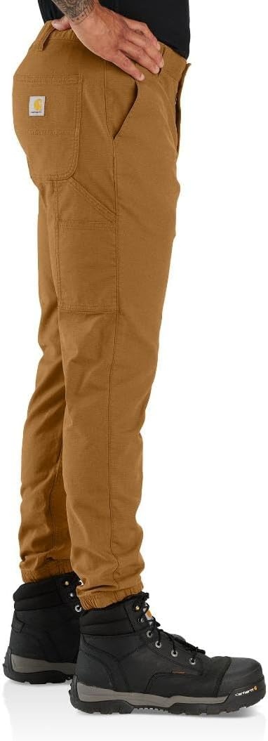 image:imageCarhartt Mens Relaxed Tapered Rigby JoggerCarhartt Brown
