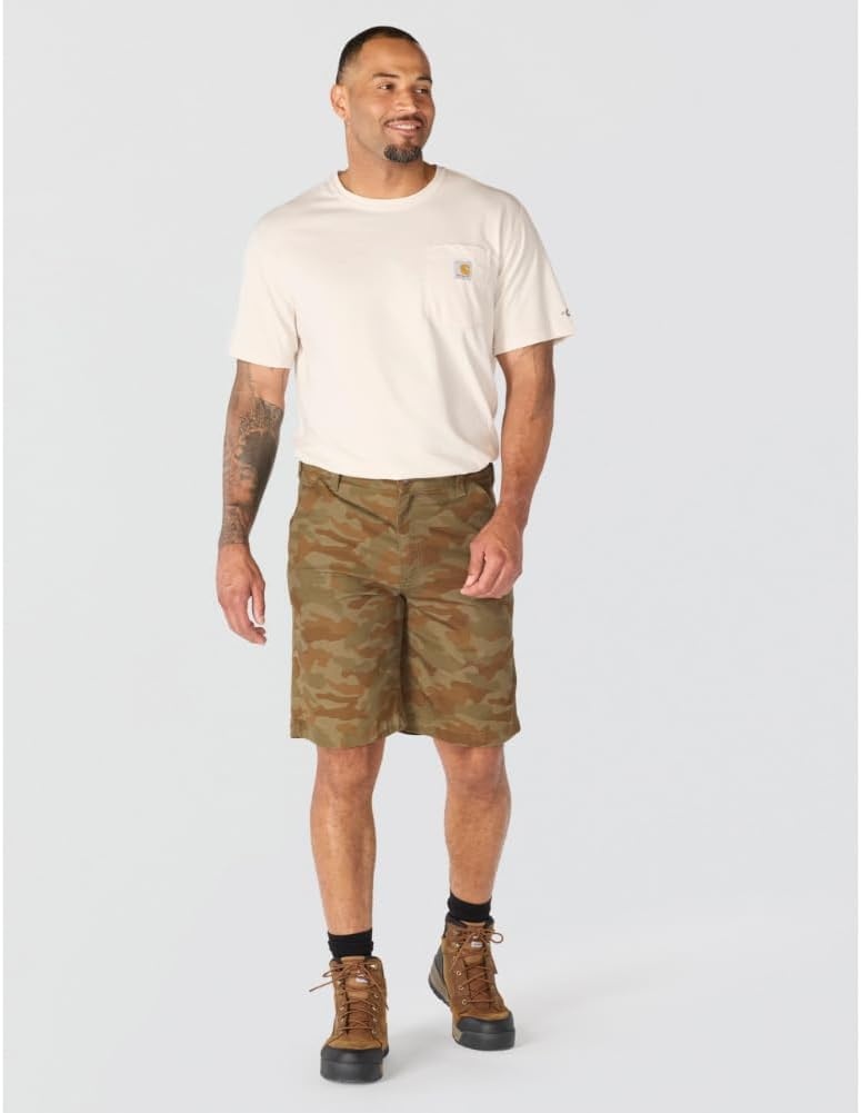 image:imageCarhartt Mens Rugged Flex Rigby ShortArmy Green Camo