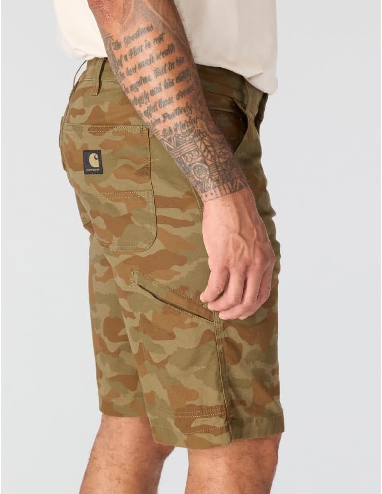 image:imageCarhartt Mens Rugged Flex Rigby ShortArmy Green Camo