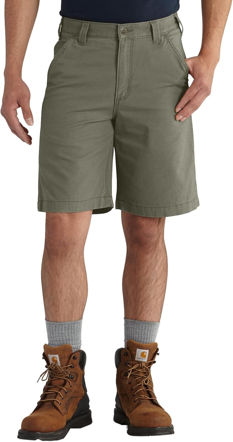 image:imageCarhartt Mens Rugged Flex Rigby ShortDusty Olive