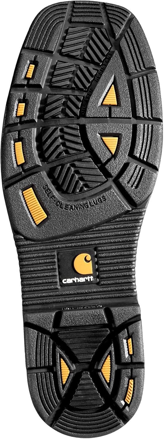 image:imageCarhartt Mens Rugged Flex Square toe 11 Steel Toe WellingtonBrownBlack Leather