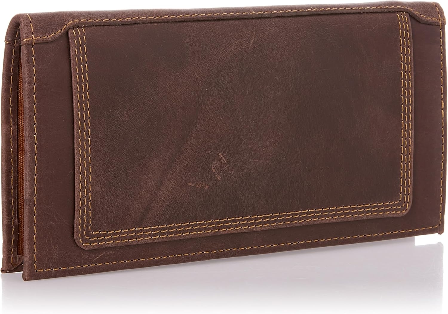 image:imageCarhartt Mens Rugged Leather Triple Stitch Wallets Available in Multiple Styles Brown TrifoldBrown Rodeo