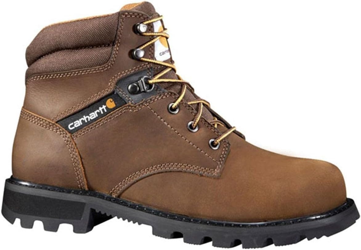 image:imageCarhartt Mens Traditional Welt 6 Steel Toe Work Boot ConstructionCrazy Horse Brown Oil Tanned