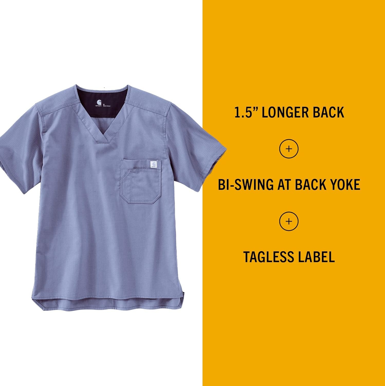 image:imageCarhartt Ripstop amp SubScrubs Scrubs for Men Utility Scrub TopsCeil Blue