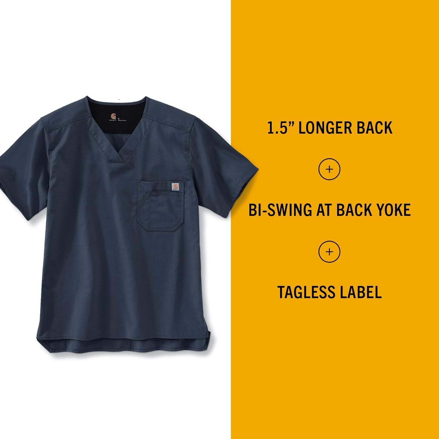 image:imageCarhartt Ripstop amp SubScrubs Scrubs for Men Utility Scrub TopsNavy