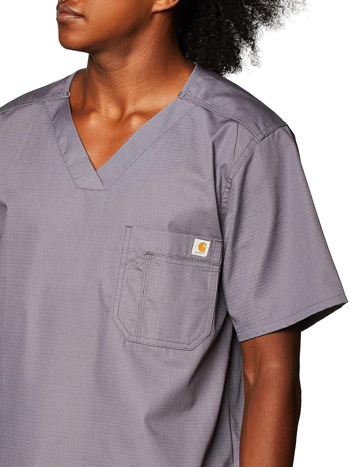image:imageCarhartt Ripstop amp SubScrubs Scrubs for Men Utility Scrub TopsPewter